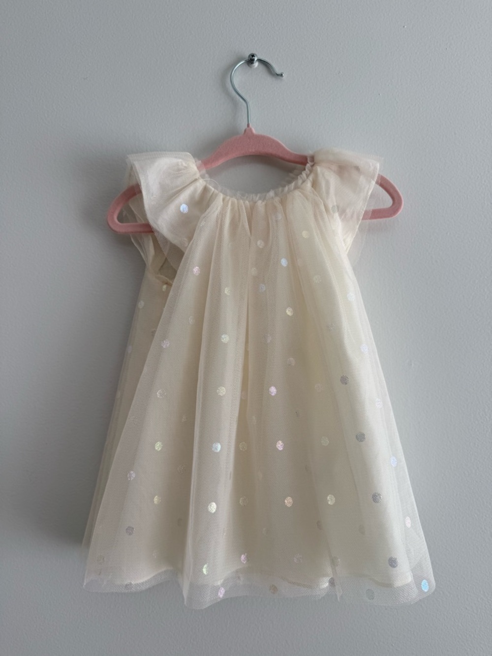 Bonpoint Nuage Dress | Pea Ecru - Pea Ecru / 6 months